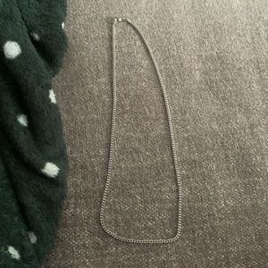 BRAND NEW 22" necklace kay jewelers mens foxtail stainless steel